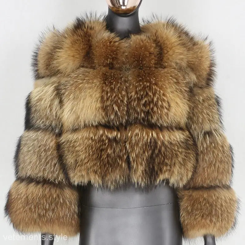 ELEGANT FUR COAT-VETEMENTS 