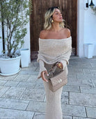 VACATION KNITTED SEXY DRESS