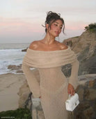 VACATION KNITTED SEXY DRESS