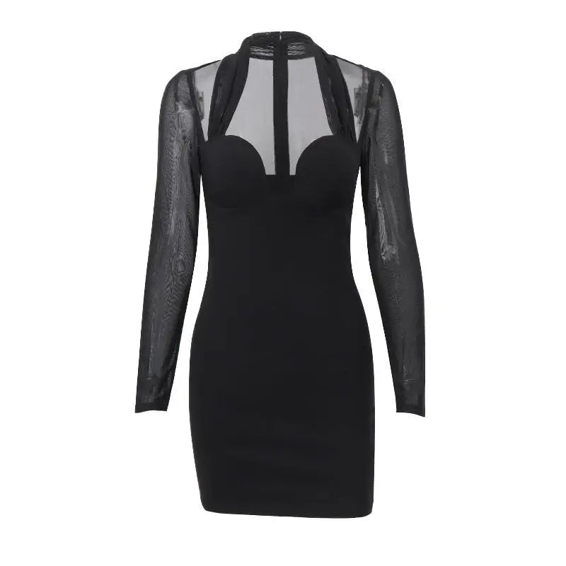 HIGH CLASS ELEGANT MESH DRESS-VETEMENTS 