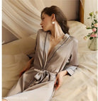 SEXY MIDI SILK PAJAMAS