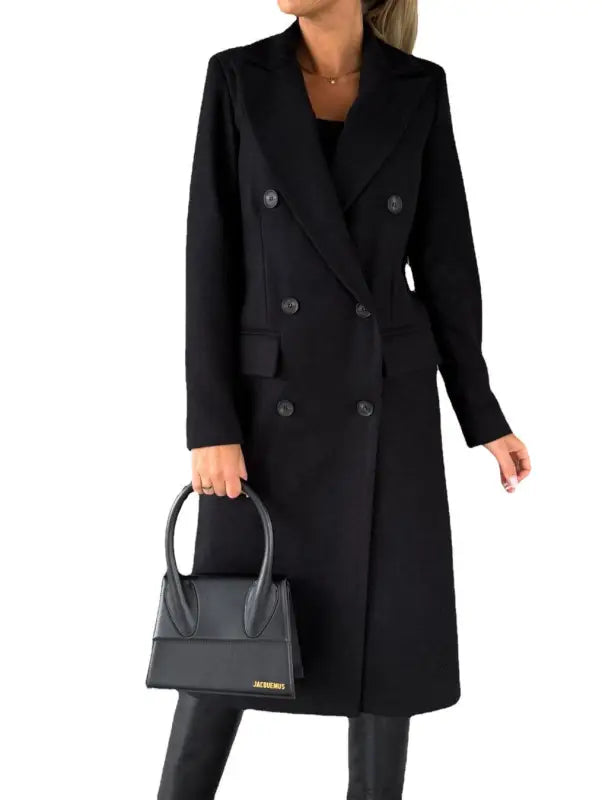 ELEGANT POLO COLLAR COAT-VETEMENTS 