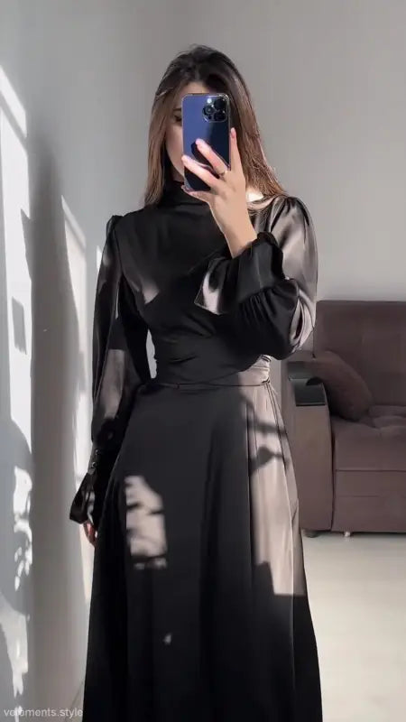 ELEGANT PUFF SLEEVE DRESS-VETEMENTS 