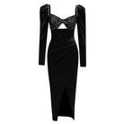 SEXY EVENING PARTY DRESS-VETEMENTS 