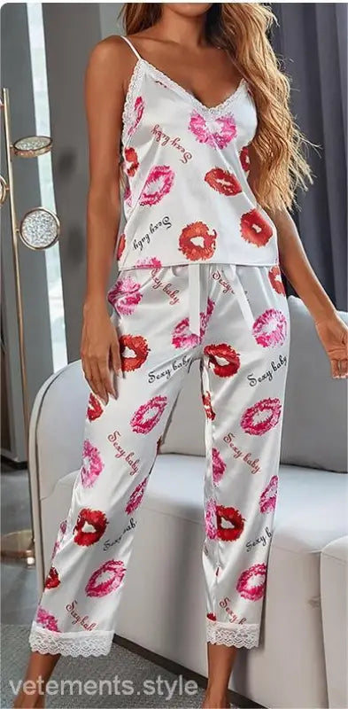 SEXY SATIN SILK PAJAMAS