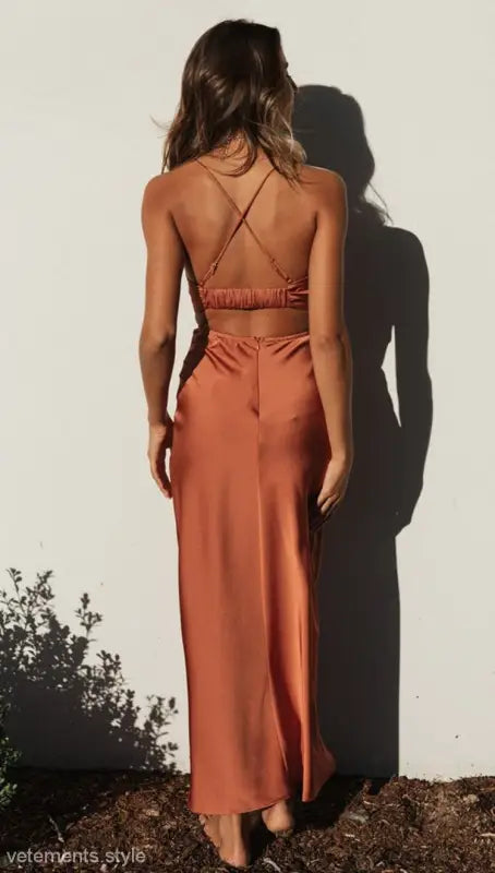 ELEGANT SEXY SLING MAXI DRESS-VETEMENTS 