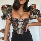 ELEGANT SHORT SLEEVE CORSET-VETEMENTS 