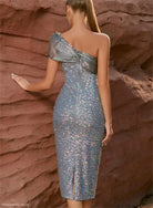 ELEGANT SLEEVELESS EVENING DRESS