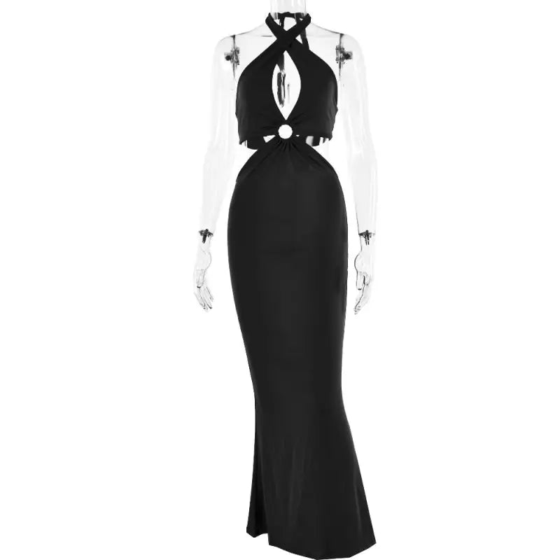 ELEGANT STRAP BACKLESS DRESS-VETEMENTS 