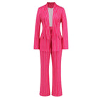 STRIPED BLAZER SUIT