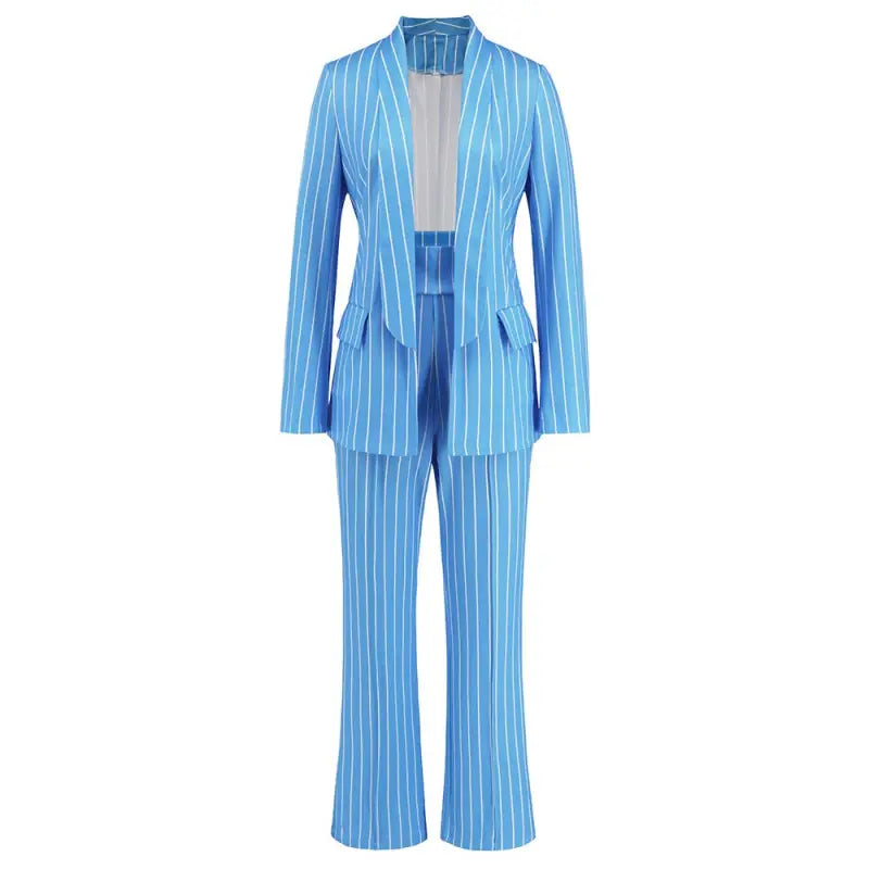 STRIPED BLAZER SUIT