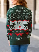 ELK SNOWFLAKE CHRISTMAS SWEATER-VETEMENTS 