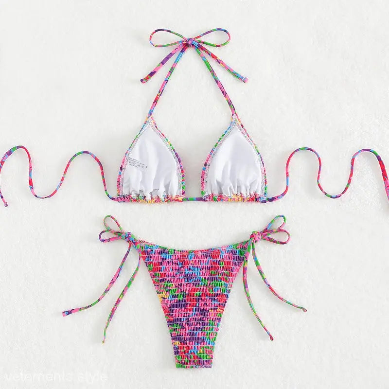 FLORAL BRAZILIAN BIKINI-VETEMENTS 