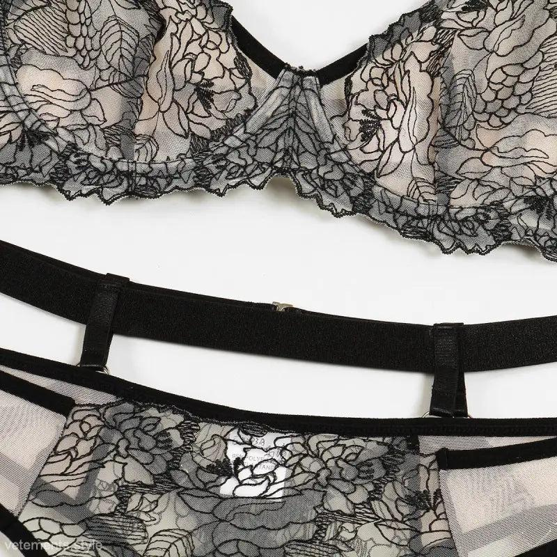 FLORAL SEXY LINGERIE-VETEMENTS 