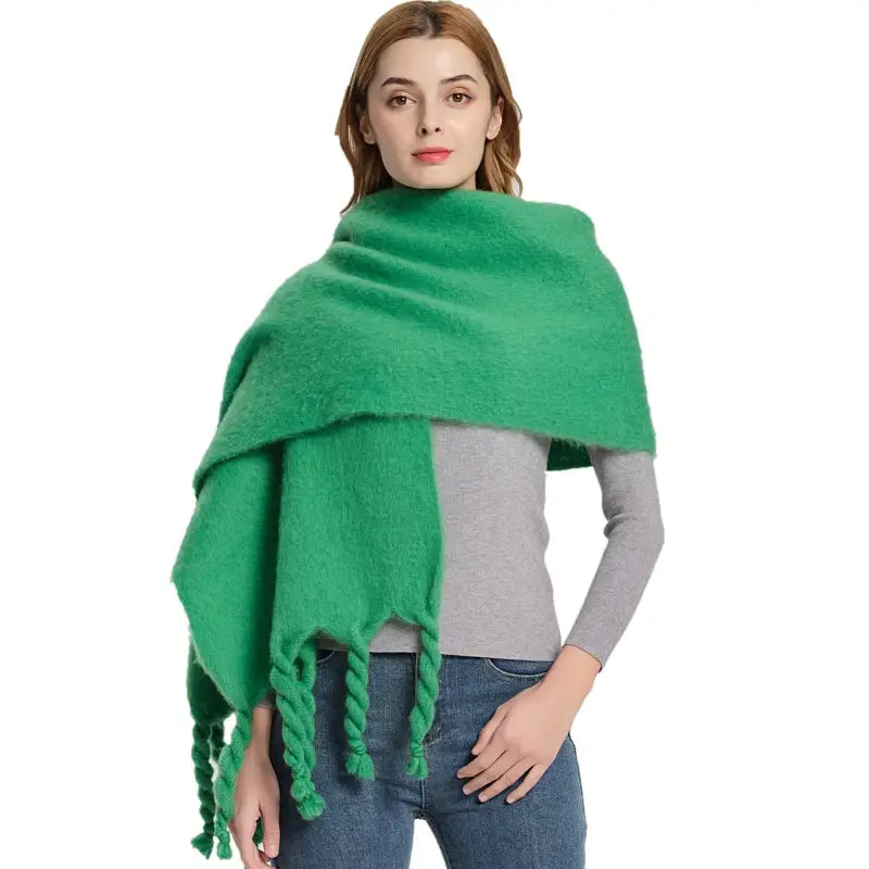 WINTER SHAWL WOOL SCARF-VETEMENTS 