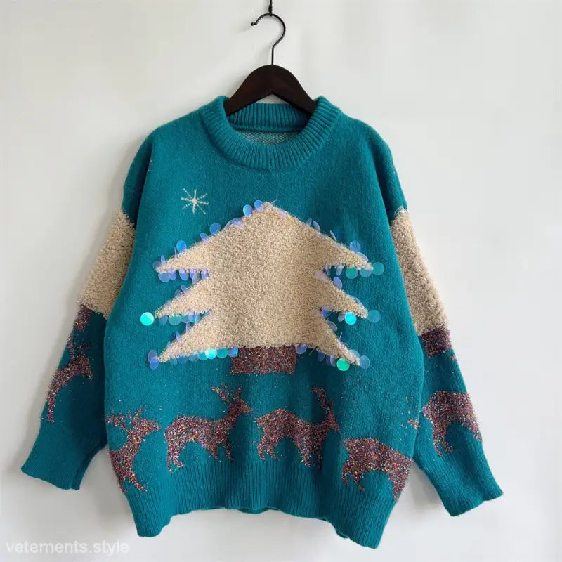 CHRISTMAS SWEATER HANDMADE-VETEMENTS 