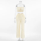 HEART PRINTING COTTON PAJAMAS SET-VETEMENTS 