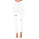 WHITE SNOWFLAKE RIPPED JEANS-VETEMENTS 