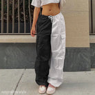 BLACK AND WHITE LOOSE PANTS-VETEMENTS 