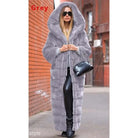 Faux Fur Coat Hooded Cotton Padded Coat-VETEMENTS 