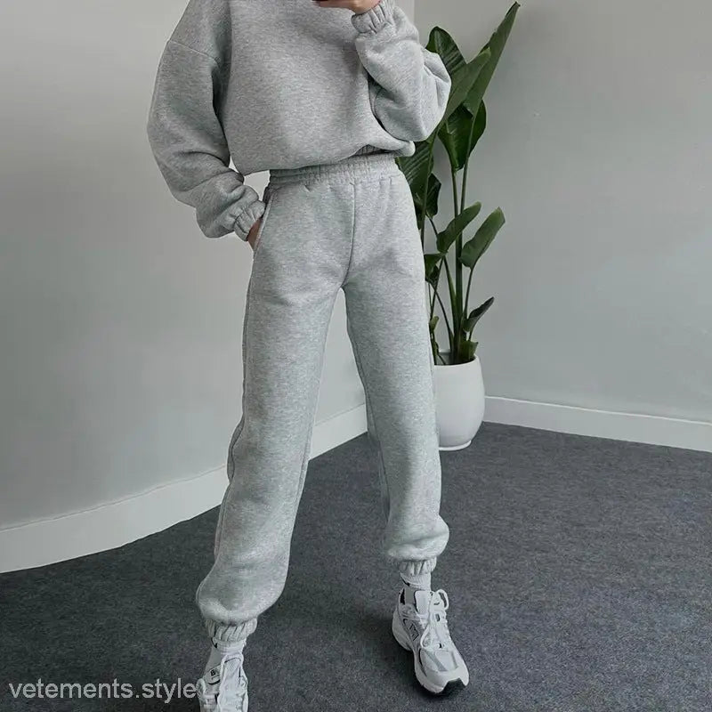 WINTER HOODED CASUAL SUIT-VETEMENTS 