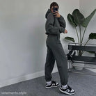 WINTER HOODED CASUAL SUIT-VETEMENTS 