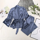 CASUAL SATIN PAJAMAS SET-VETEMENTS 