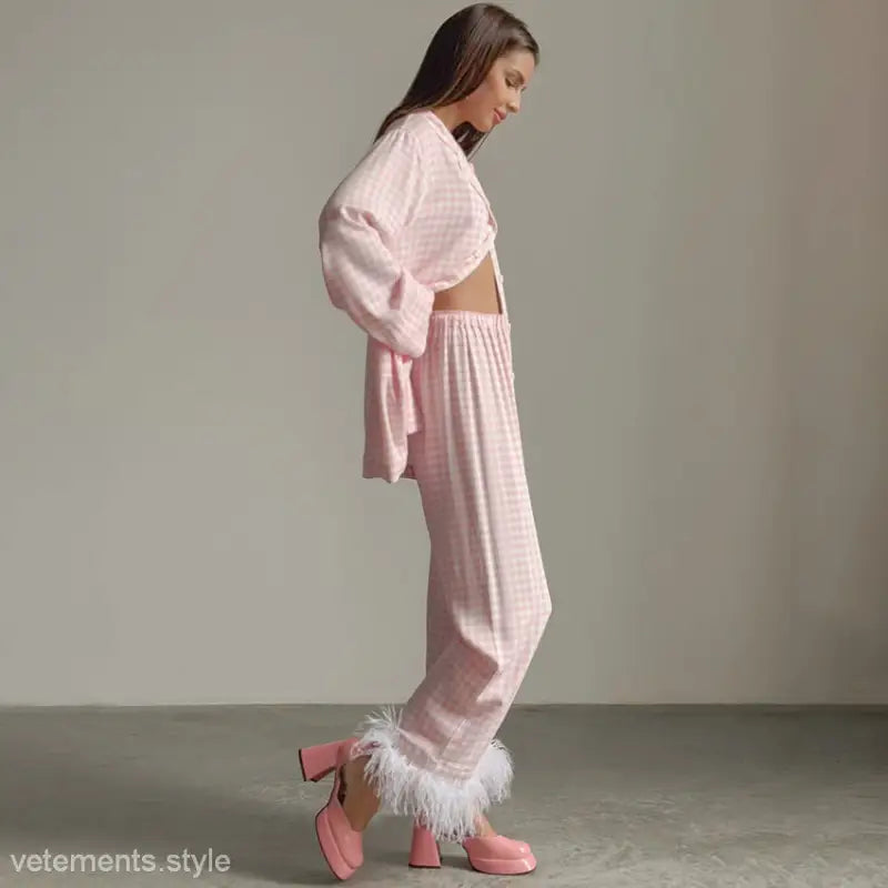 LOOSE SATIN LOUNGEWEAR-VETEMENTS 