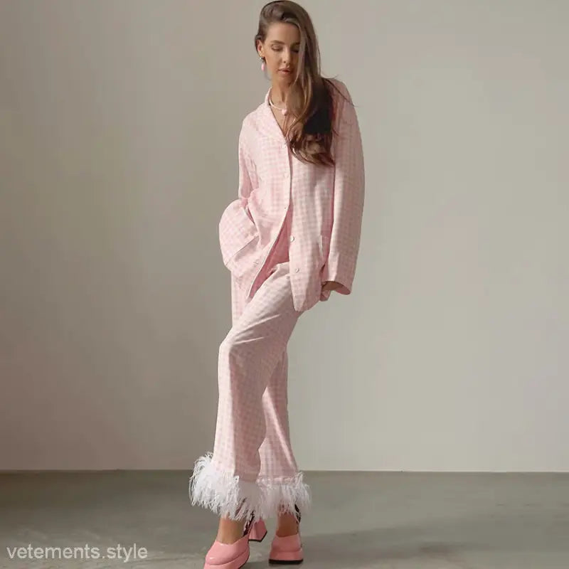 LOOSE SATIN LOUNGEWEAR-VETEMENTS 