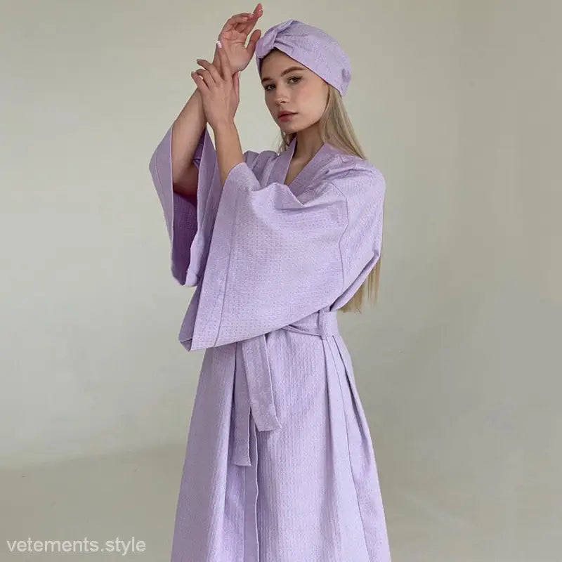 FRENCH WAFFLE ROBE-VETEMENTS 