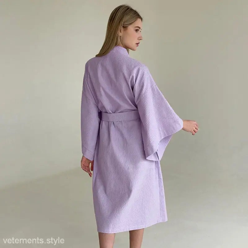 FRENCH WAFFLE ROBE-VETEMENTS 