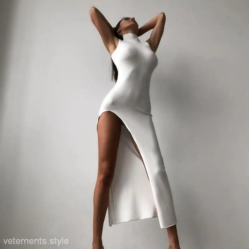 LYLA PARTY MIDI DRESS-VETEMENTS 