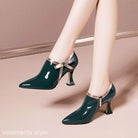 STYLISH PATENT LEATHER HIGH HEELS-VETEMENTS 