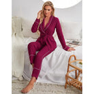 WINTER RED CARDIGAN PAJAMAS