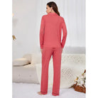 RED CARDIGAN HOMEWEAR SUIT-VETEMENTS 