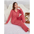 RED CARDIGAN HOMEWEAR SUIT