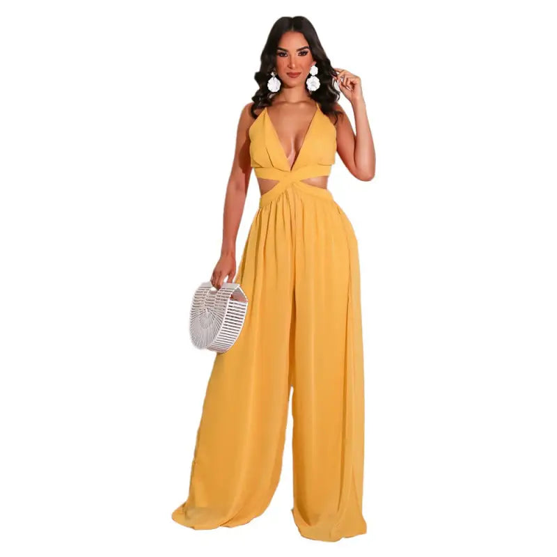 CASUAL LOOSE CHIFFON JUMPSUIT-VETEMENTS 