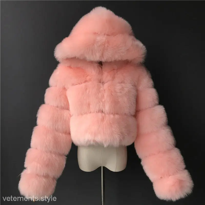 Faux Fur Coat-VETEMENTS 