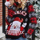 CHRISTMAS PULLOVER SANTA CLAUS EMBROIDERED CREW NECK KNITWEAR-VETEMENTS 