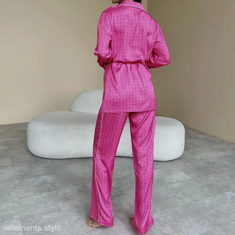 SATIN COMFY PAJAMAS-VETEMENTS 