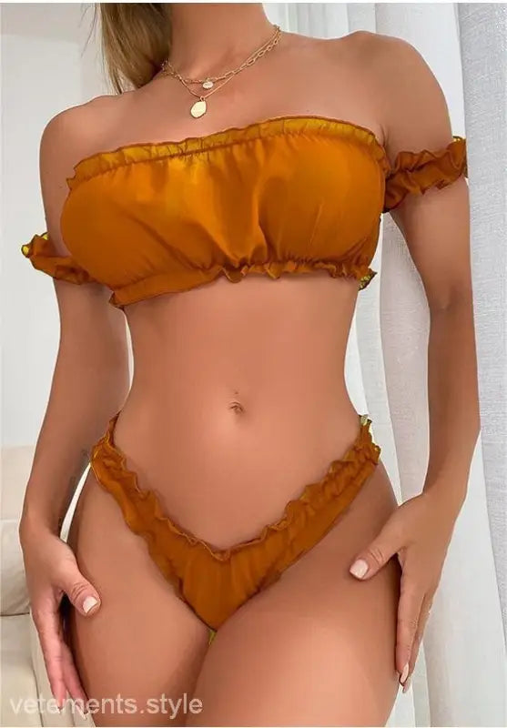 SEXY RUFFLE LINGERIE