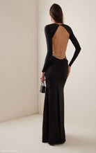 SEXY BACKLESS MAXI DRESS-VETEMENTS 