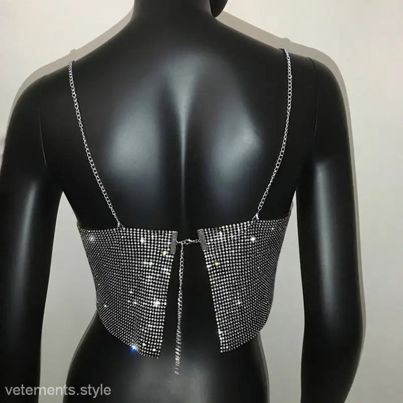 SEXY CHAIN CAMISOLE CORSET-VETEMENTS 