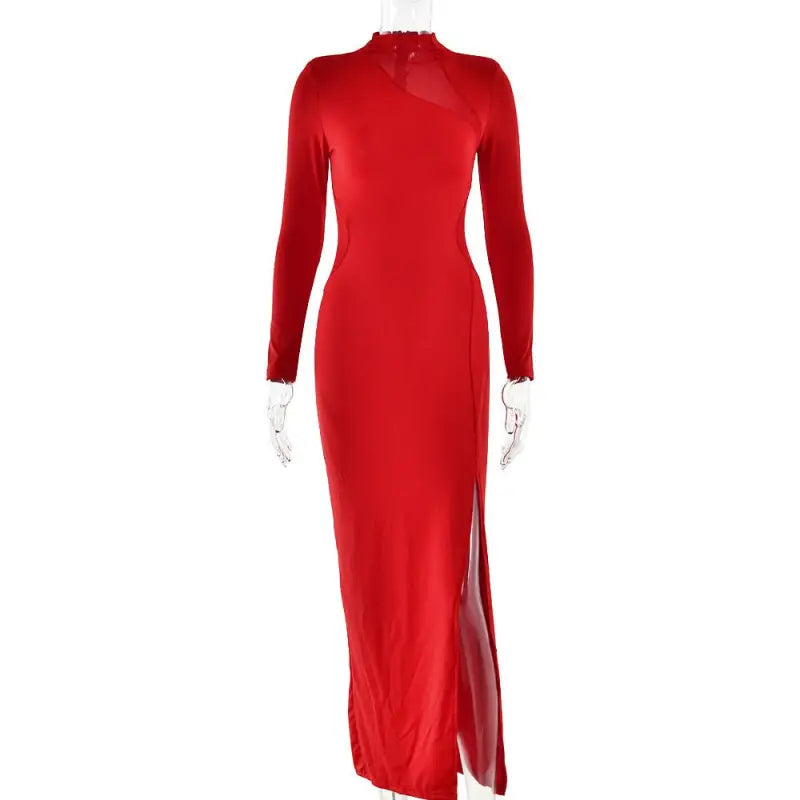 SEXY ELEGANT BODYCON MAXI DRESS-VETEMENTS 