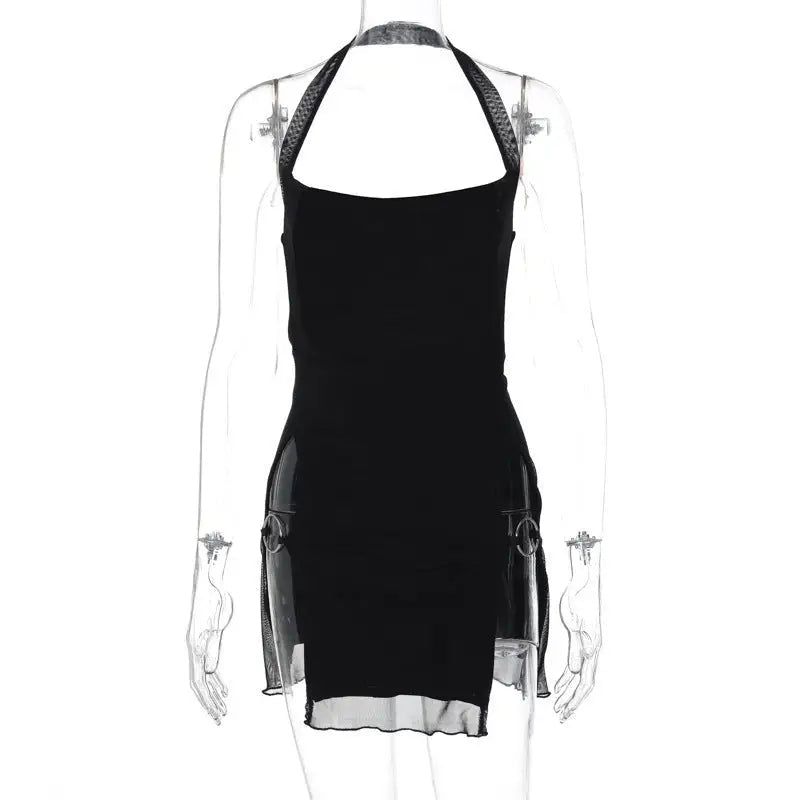 SEXY SHORT MESH DRESS-VETEMENTS 