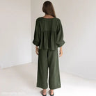 FRENCH NATURAL SATIN PAJAMAS-VETEMENTS 