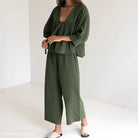 FRENCH NATURAL SATIN PAJAMAS-VETEMENTS 