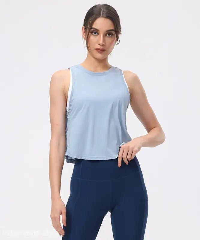 Half Waist Blouse for Yoga-VETEMENTS 