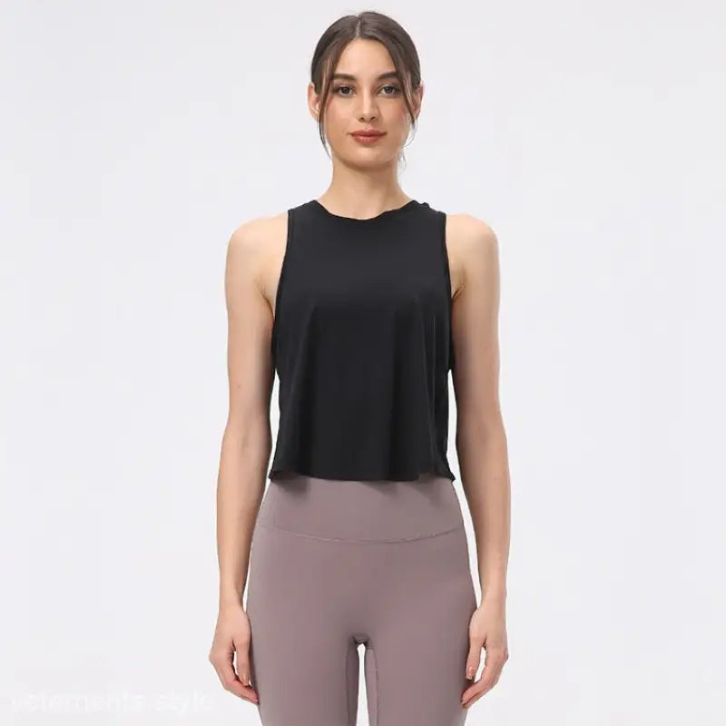 Half Waist Blouse for Yoga-VETEMENTS 