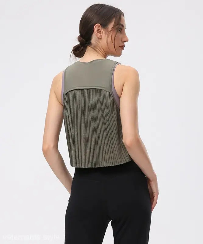 Half Waist Blouse for Yoga-VETEMENTS 